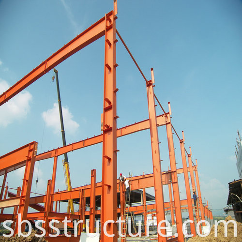 Two Floor Steel Structure Workshop2